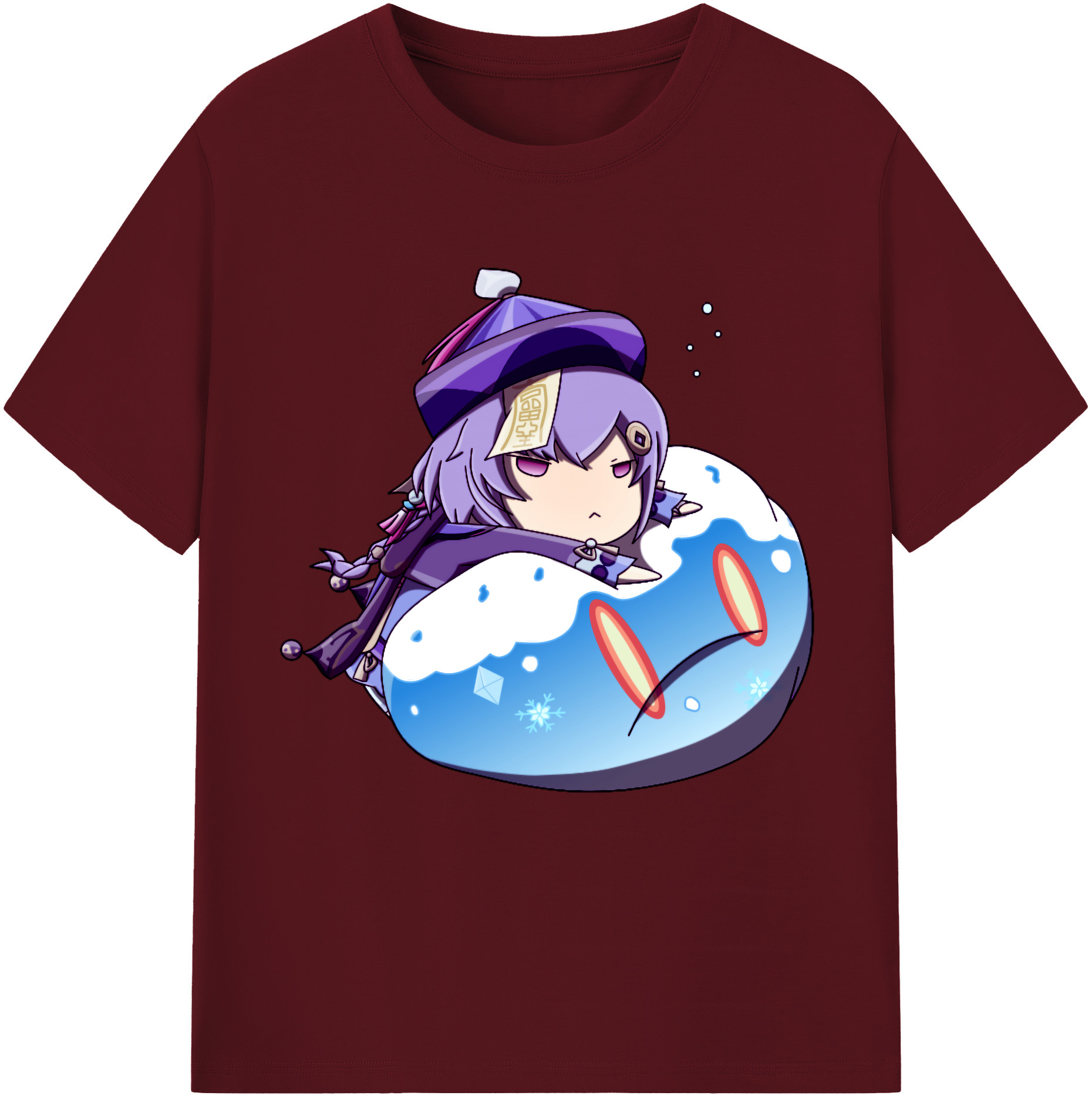げんし神 七七 なな  genshin Nana 綿100％半袖Tシャツ（フロントプリント）